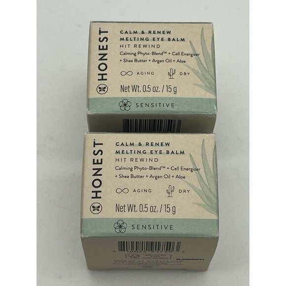 Honest Calm & Heal Melting Balm Dew You Net Wt 1.7 oz / 50g Lot of 2 - Picture 1 of 5